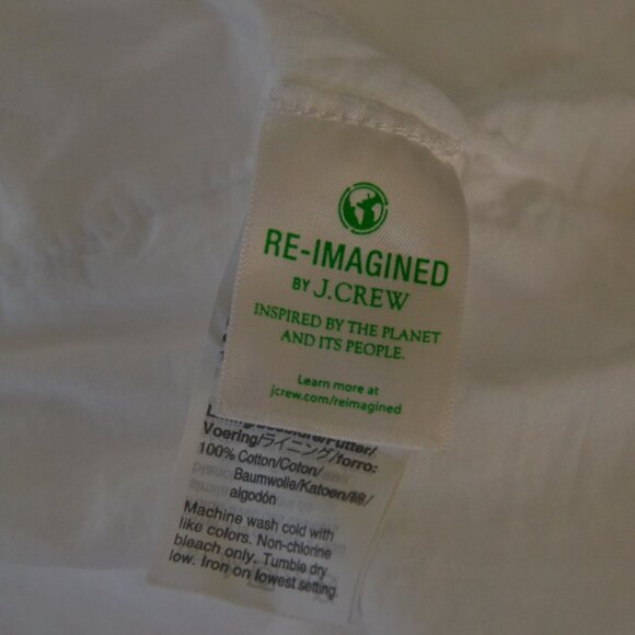 J. Crew SMALL White 100% Cotton Tiered Maxi Long Dress SMALL - Picture 11 of 11